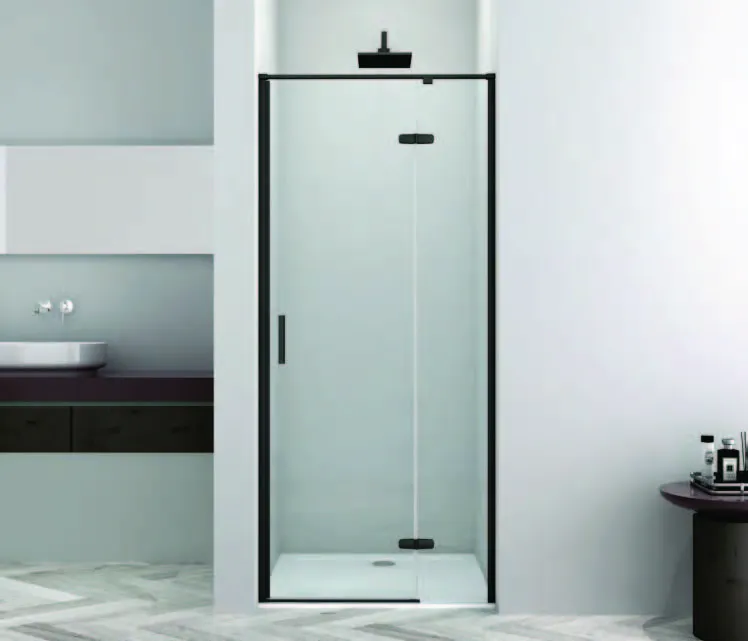 [HY107B] Hinges Classic Black Shower Enclosure — JAJ HY107B [HY107B]