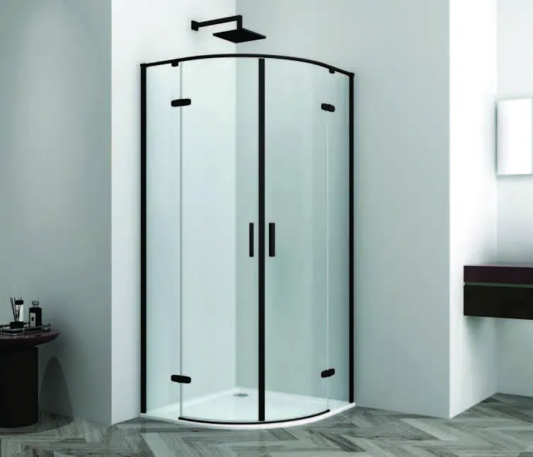 [HY101B] Hinges Classic Black Shower Enclosure — JAJ HY101B [HY101B]