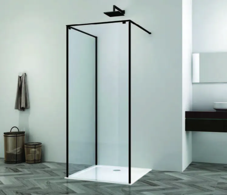 [ZR201BFG90B] Hinges Classic Black Shower Enclosure — JAJ ZR201BFG90B [ZR201BFG90B]