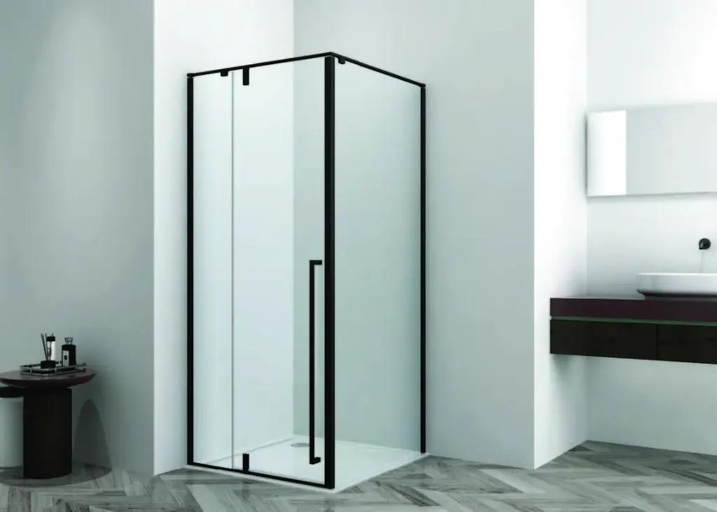 [TD307BFG90B] Hinges Classic Black Shower Enclosure — JAJ TD307BFG90B [TD307BFG90B]