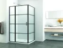 Hinges BLACK Shower Enclosure — JAJ SW207BSFZ90BS [SW207BSFZ90BS]