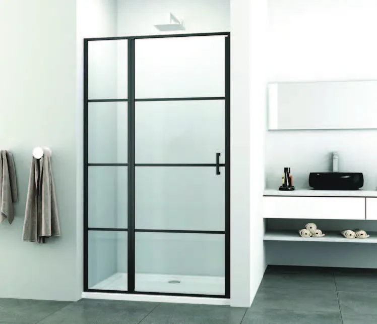 [SW207BS] Hinges BLACK Shower Enclosure — JAJ SW207BS [SW207BS]
