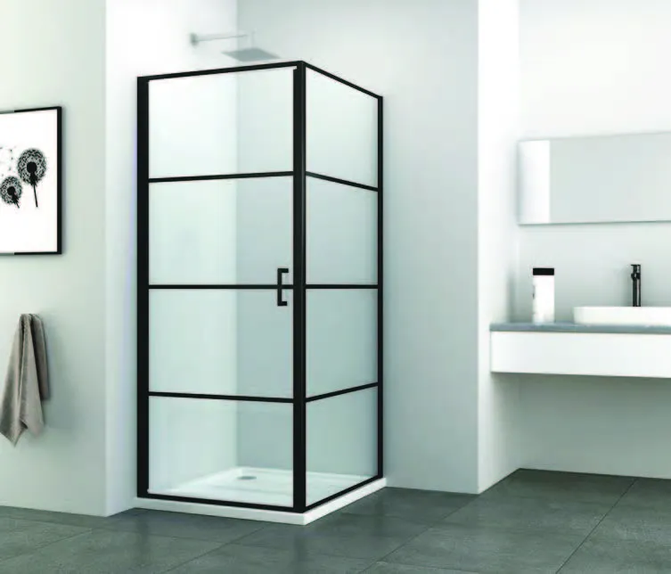 [SW220BSFZ90BS] Hinges BLACK Shower Enclosure — JAJ SW220BSFZ90BS [SW220BSFZ90BS]