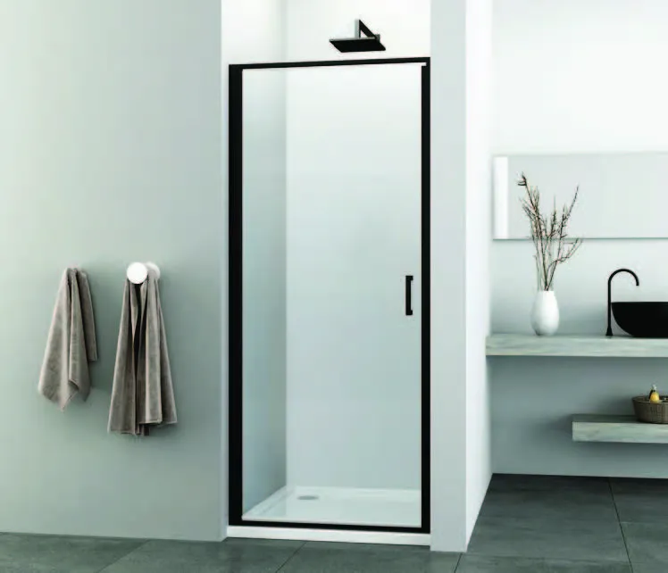 [SW220B] Hinges BLACK Shower Enclosure — JAJ SW220B [SW220B]